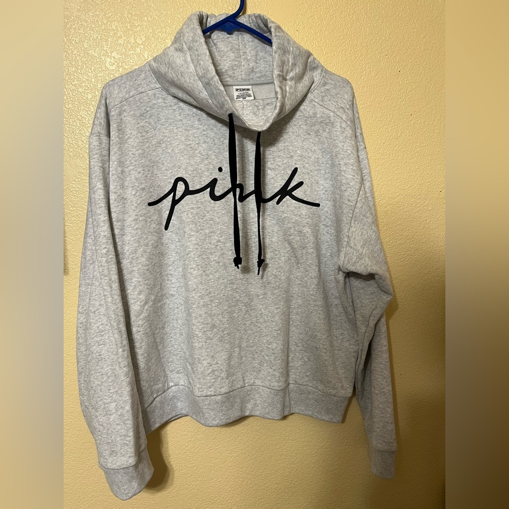 PINK Cowl Neck Sweatshirt
